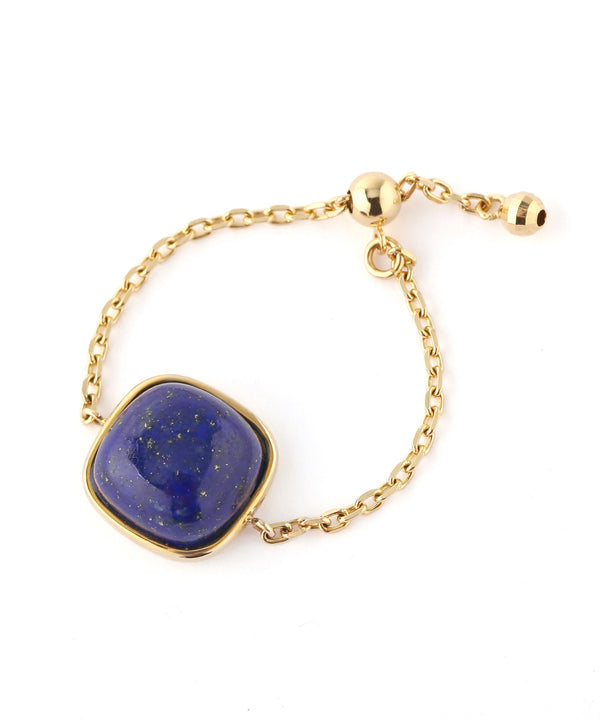 GEMSTONE・チェーンリング[ラピスラズリ]