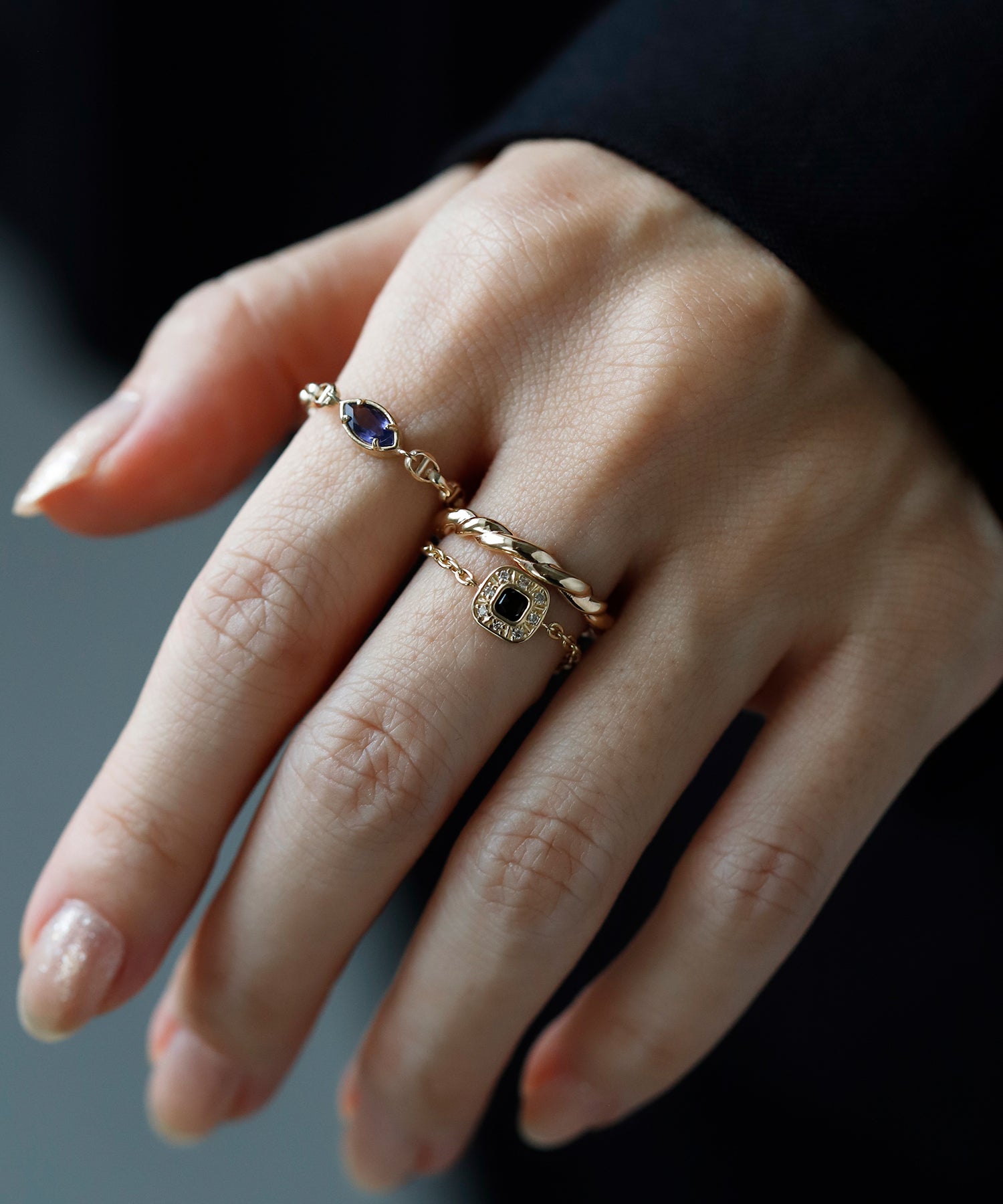 SIENA ROSE】GEMSTONE・マーキスチェーンリング｜SANPO ONLINE