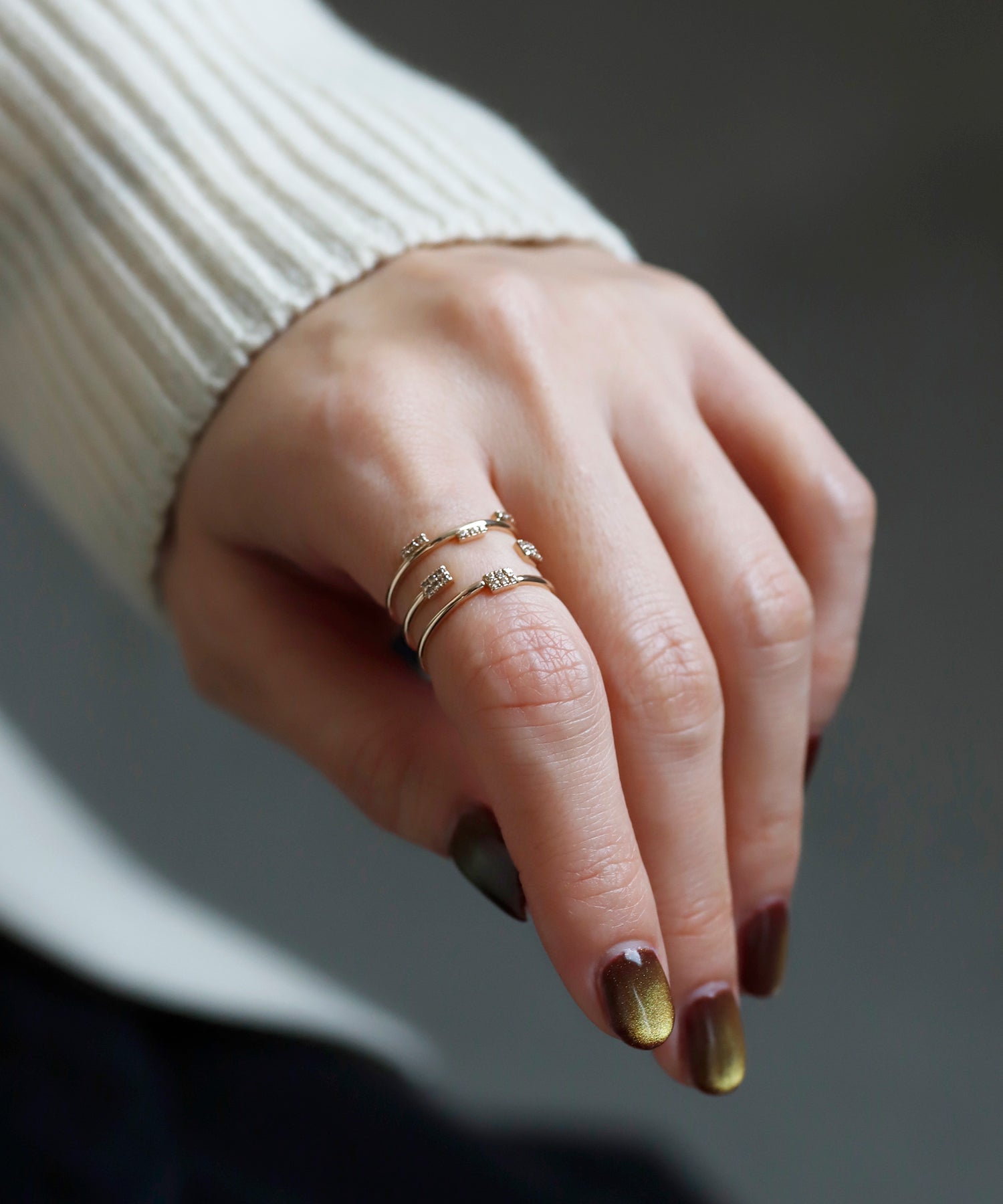 SIENAROSE】レイヤードダイヤリング｜SANPO ONLINE(サンポーオンライン)