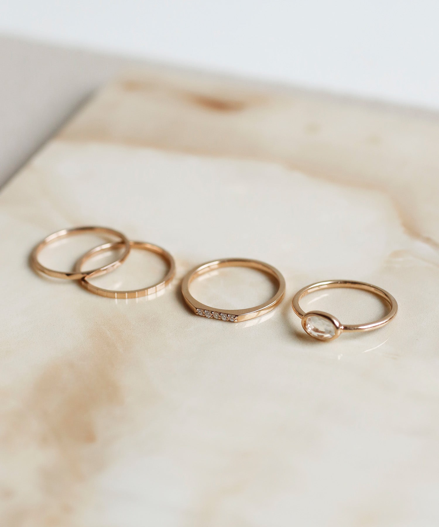 SIENAROSE】ROSETEN・Dラインダイヤ5粒リング｜SANPO ONLINE(サンポー