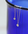 一粒ダイヤモンドの18金ネックレス[0.1ct]