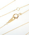 一粒ダイヤモンドの18金ネックレス[0.15ct]