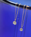 一粒ダイヤモンドの18金ネックレス[0.15ct]