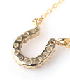 11-diamond horseshoe necklace