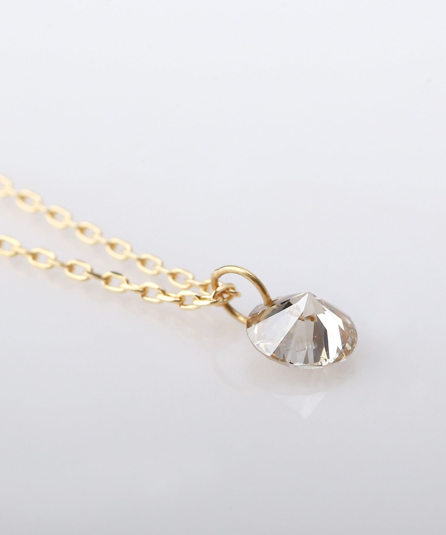 SIENA ROSE】Nudie Diamond・1粒ネックレス[0.2ct]｜SANPO ONLINE