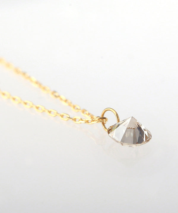 Nudie Diamond・1粒ネックレス[0.3ct]