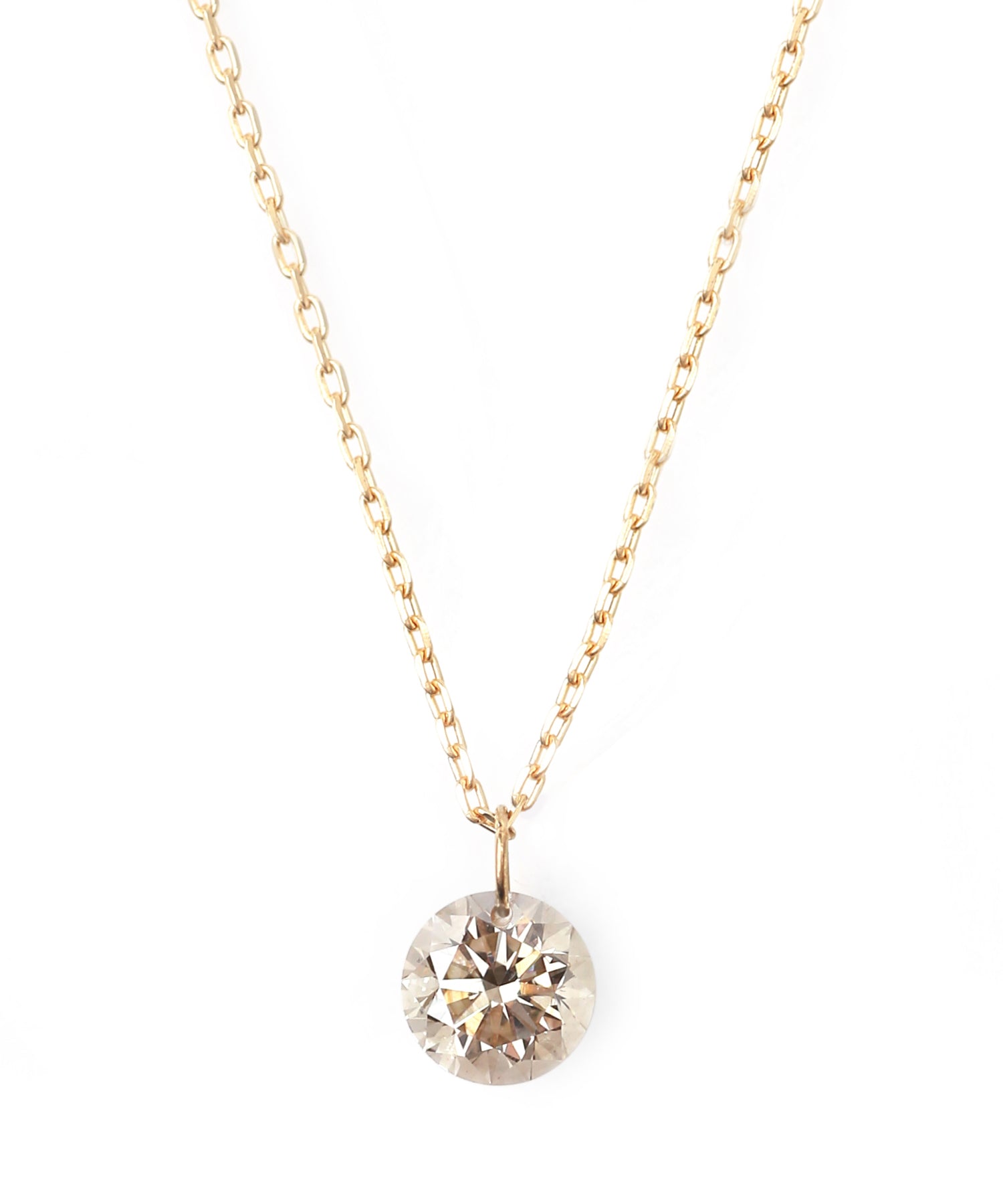 こころんNudie Diamond一粒ダイヤモンド　ネックレス SIENA ROSE】Nudie Diamond・1粒ネックレス[0.3ct]｜SANPO ONLINE