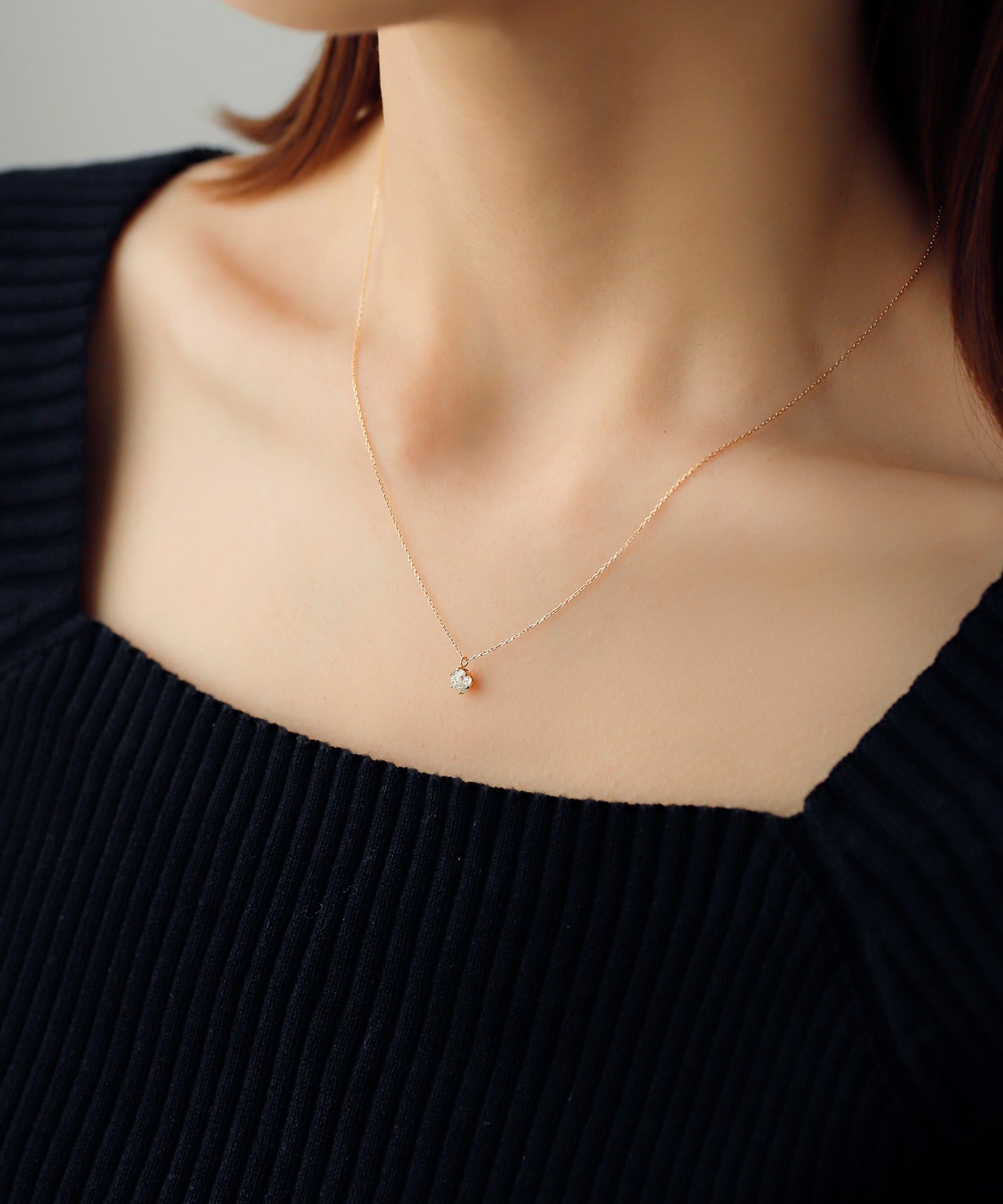 SIENA ROSE】大粒ダイヤモンドのネックレス[0.3ct]｜SANPO ONLINE
