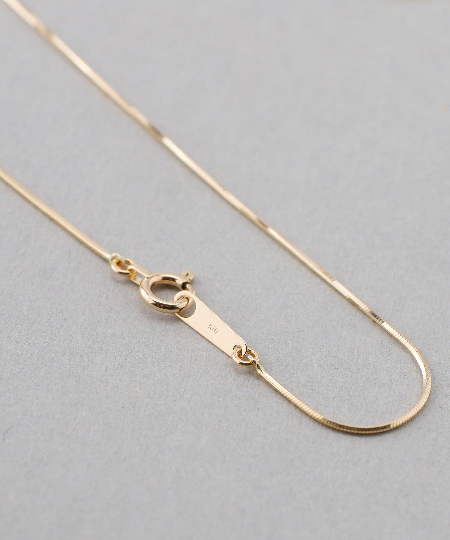 SIENA ROSE シエナロゼ コンパクトチェーンネックレス 10K　37cm SIENA ROSE】チェーンネックレス[コンパクトチェーン][K18