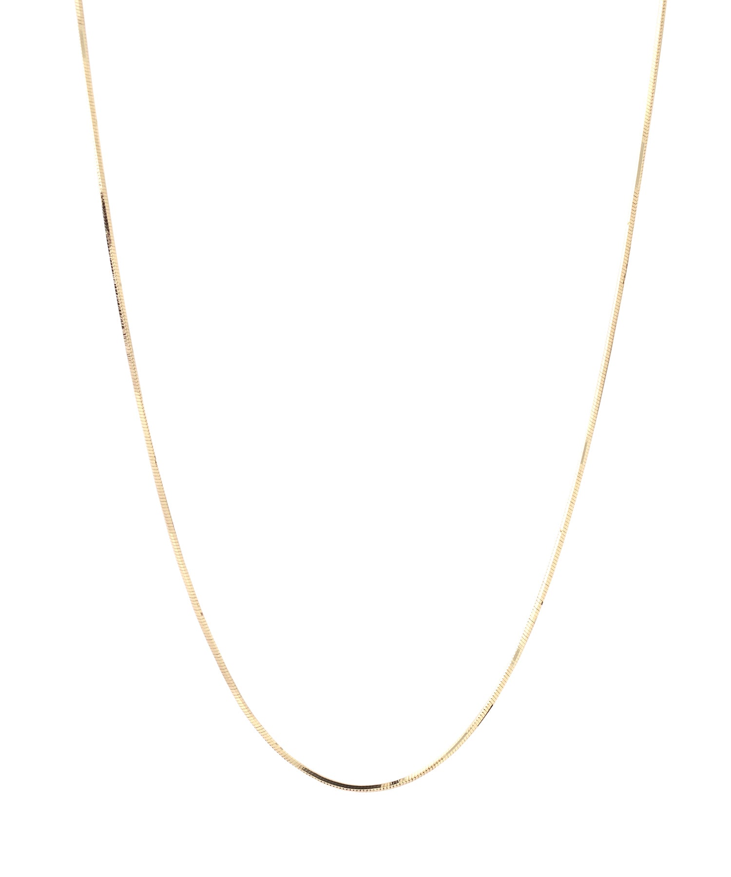 SIENA ROSE シエナロゼ コンパクトチェーンネックレス 10K　37cm SIENA ROSE】チェーンネックレス[グリッター：37cm]｜SANPO