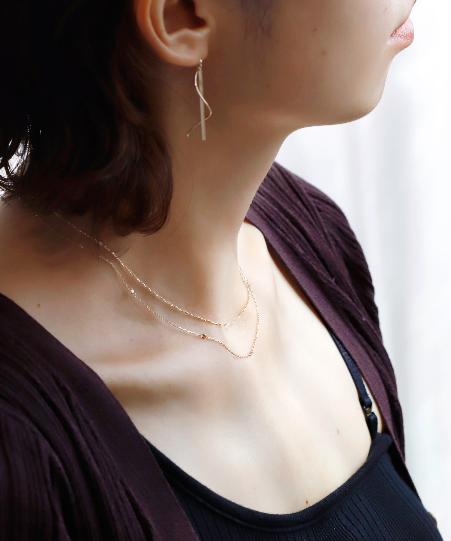 SIENA ROSE】【SANPO ONLINE限定】チェーンネックレス[ルーチェ