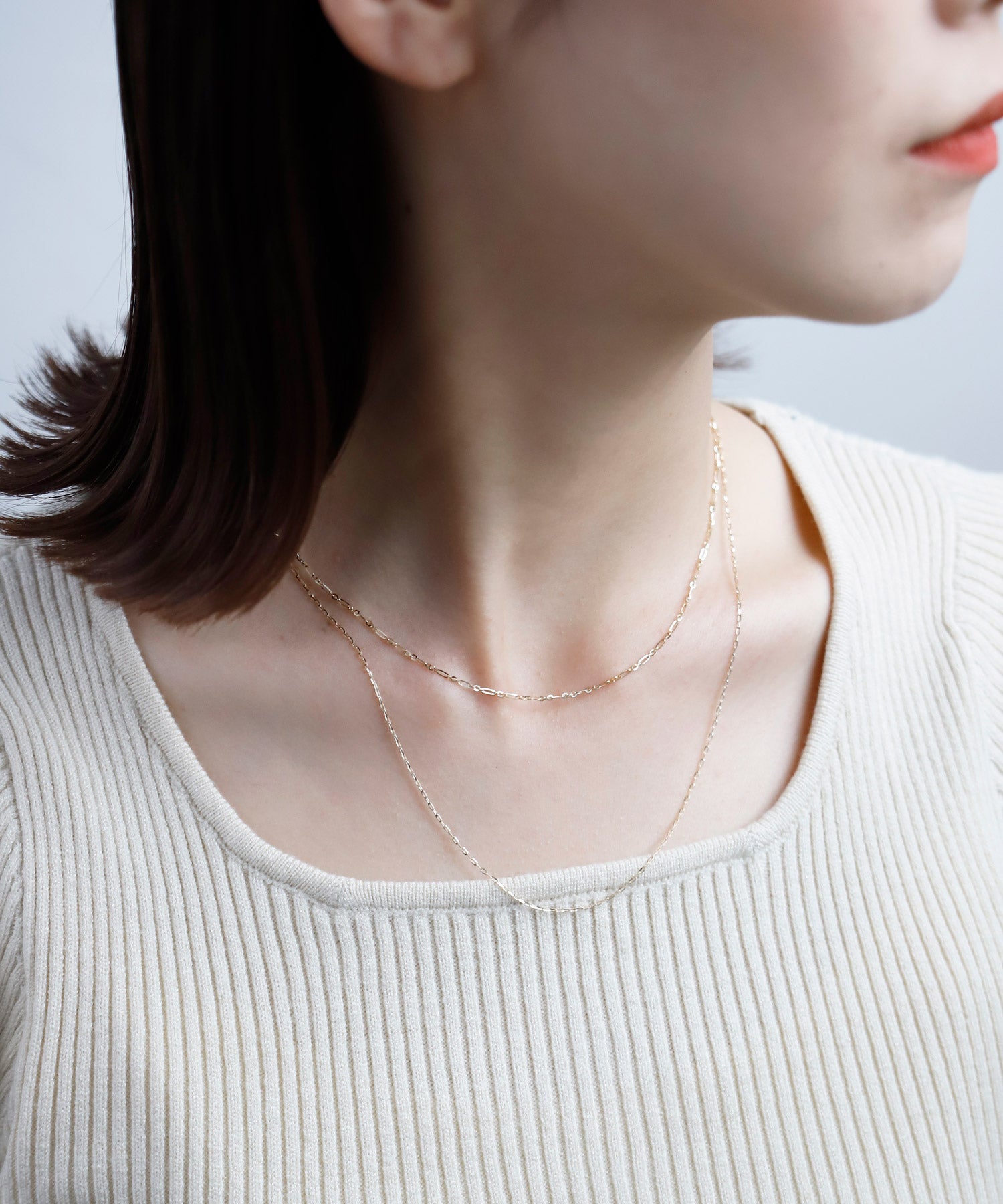 SIENA ROSE】チェーンネックレス[ラディアント：45cm]｜SANPO ONLINE