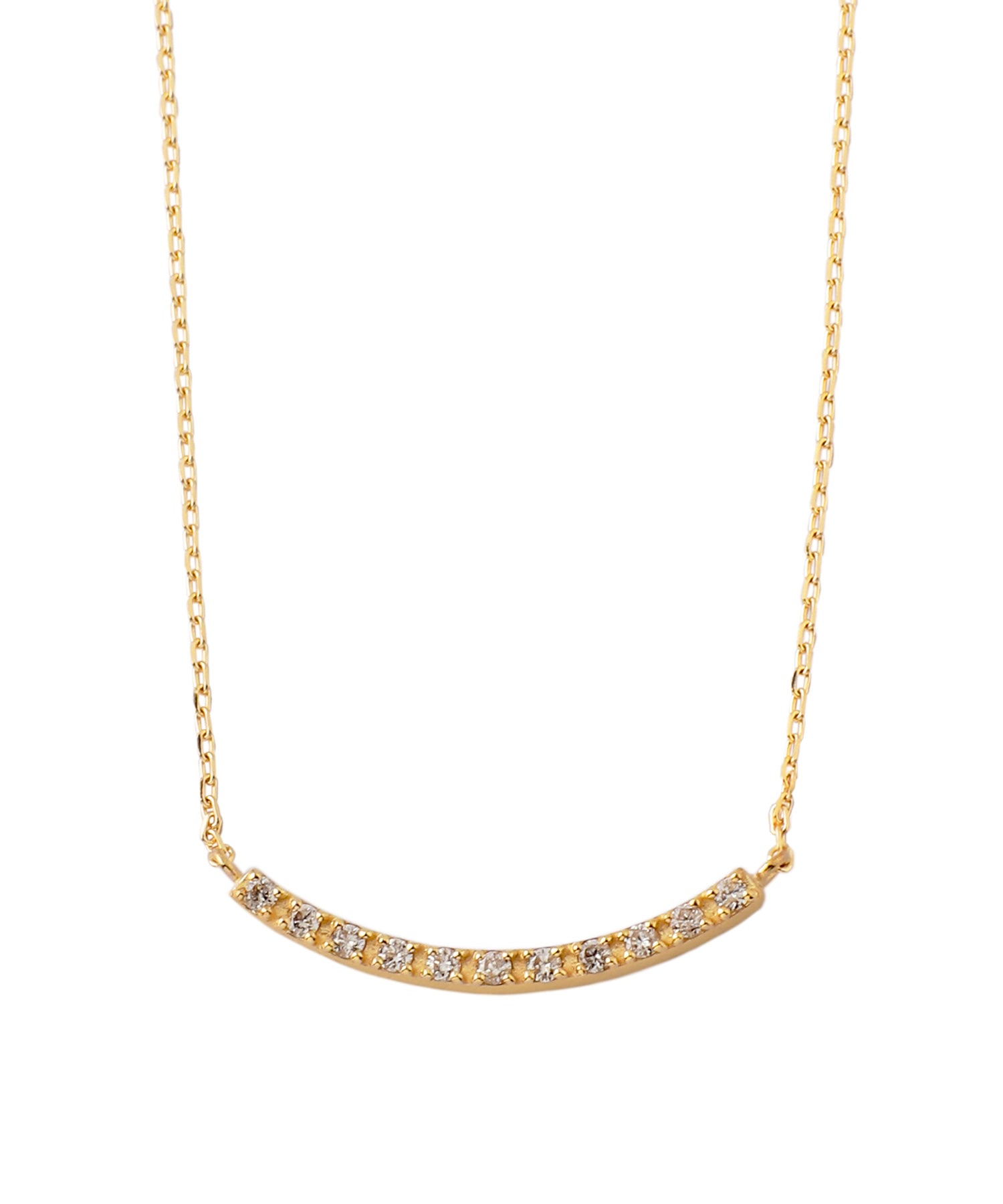 ほぼ未使用 【SIENA ROSE 】K18YG ダイヤモンドネックレス ほぼ未使用【SIENA ROSE 】K18YG ダイヤモンドネックレス