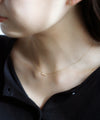 petit Hanging Diamond Bar Necklace