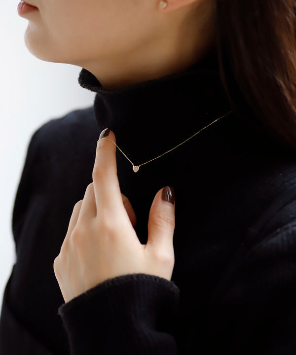 クラシカルハートネックレス