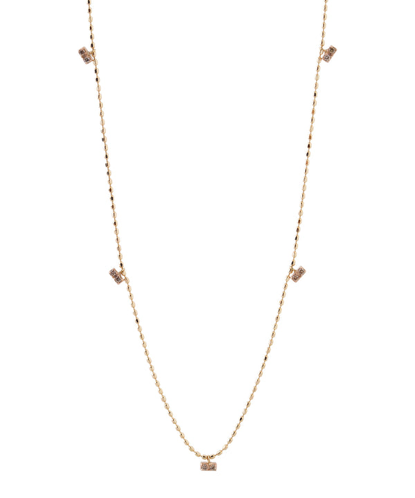 SIENAROSE】ステーションダイヤネックレス｜アネモネ・シエナロゼ