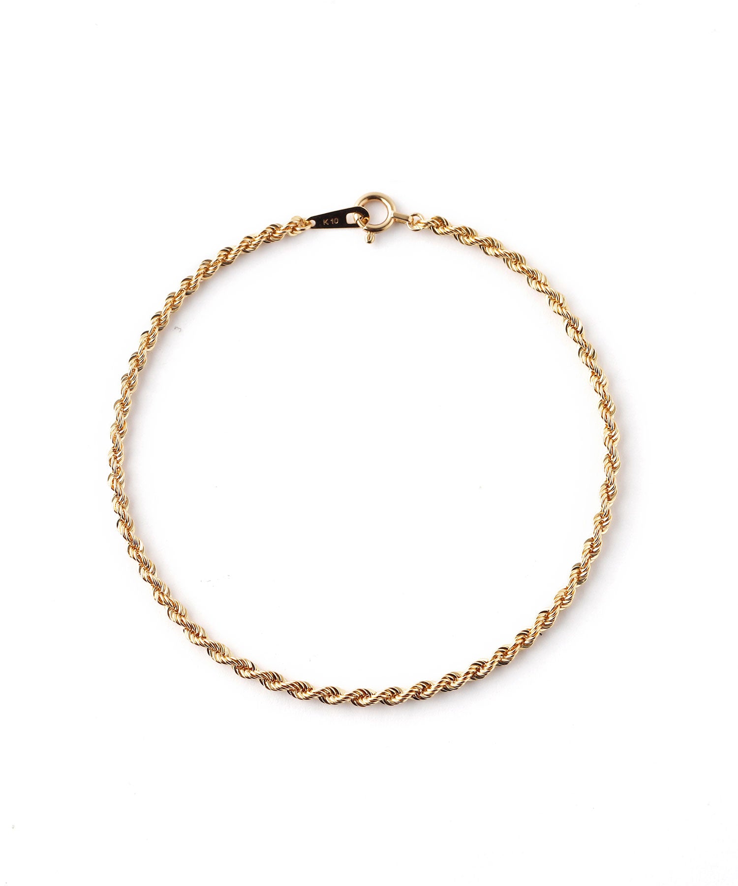 SIENA ROSE ゴールドチェーンブレスレット SIENA ROSE】Signature・ロープチェーンブレスレット｜SANPO