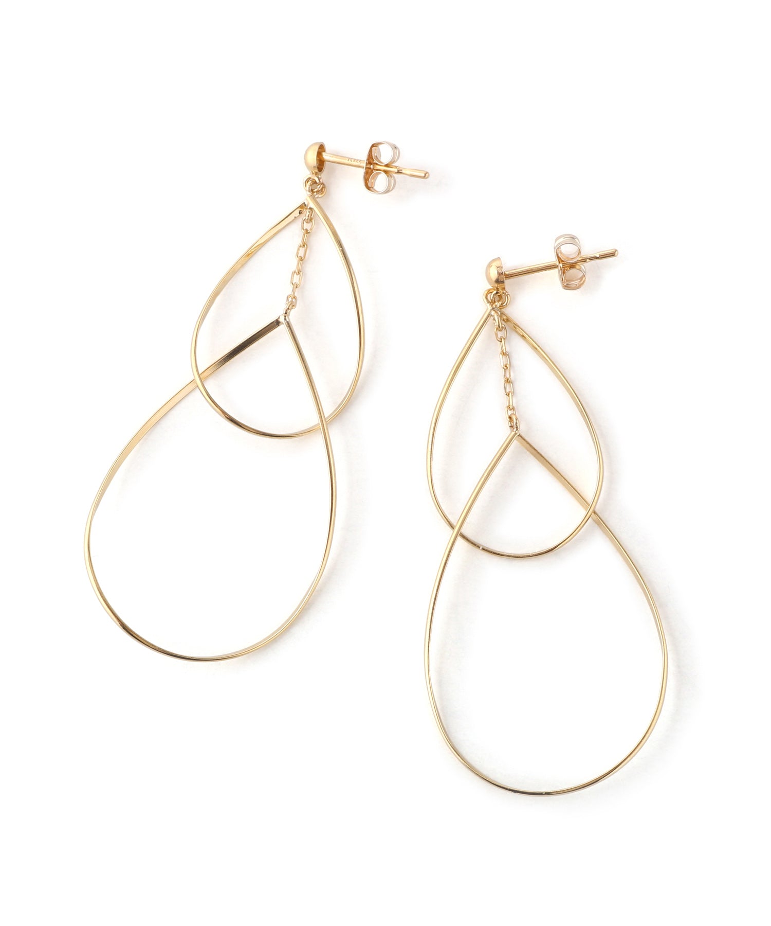 SIENA ROSE】ダイヤラインフープピアス｜SANPO ONLINE(サンポーオンライン)