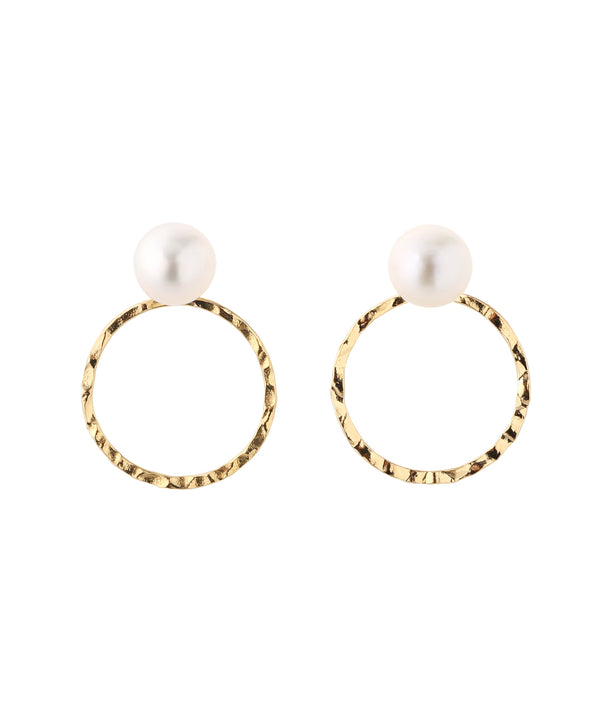 SIENA ROSE】パールとフープの3WAYピアス｜SANPO ONLINE(サンポー 