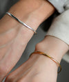 [Online Exclusive] Toi et Moi Pair of Bangles [vague (Wave)] [Men's]