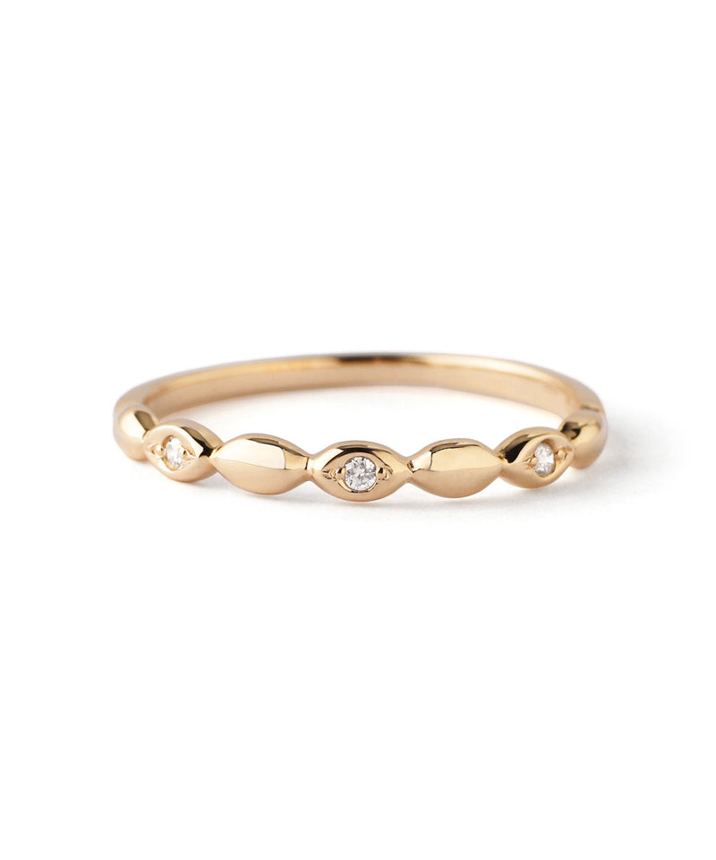 LAUREL Seed Motif 3 Diamond Ring