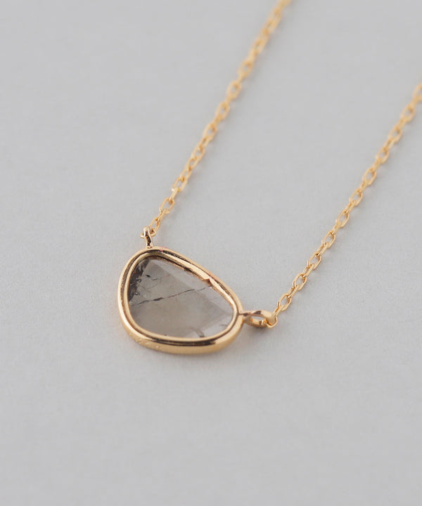 スライスダイヤワントップネックレス[0.146ct]