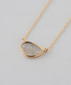 スライスダイヤワントップネックレス[0.146ct]