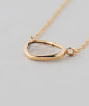 スライスダイヤワントップネックレス[0.146ct]