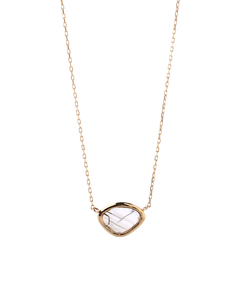 スライスダイヤワントップネックレス[0.273ct]