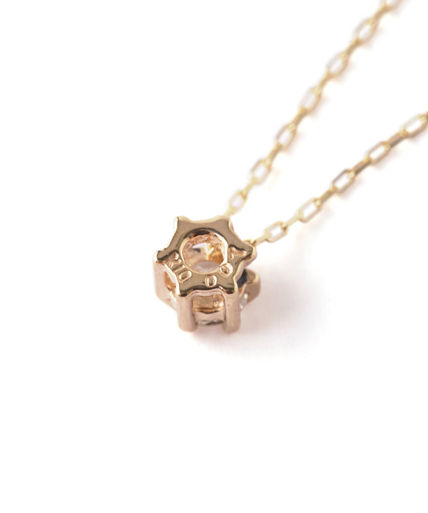 ダイヤモンドネックレス[6本ツメ・0.07ct]