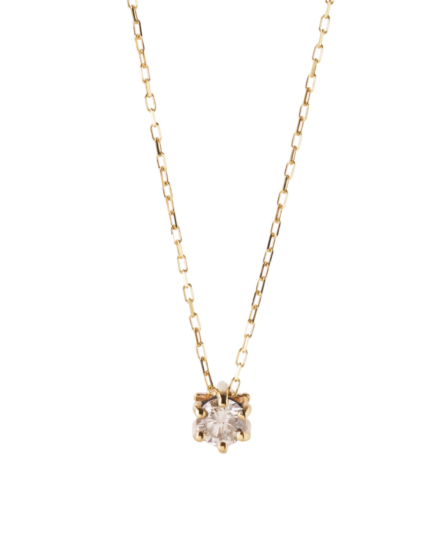 SIENAROSE】ダイヤモンドネックレス[6本ツメ・0.07ct]｜SANPO ONLINE