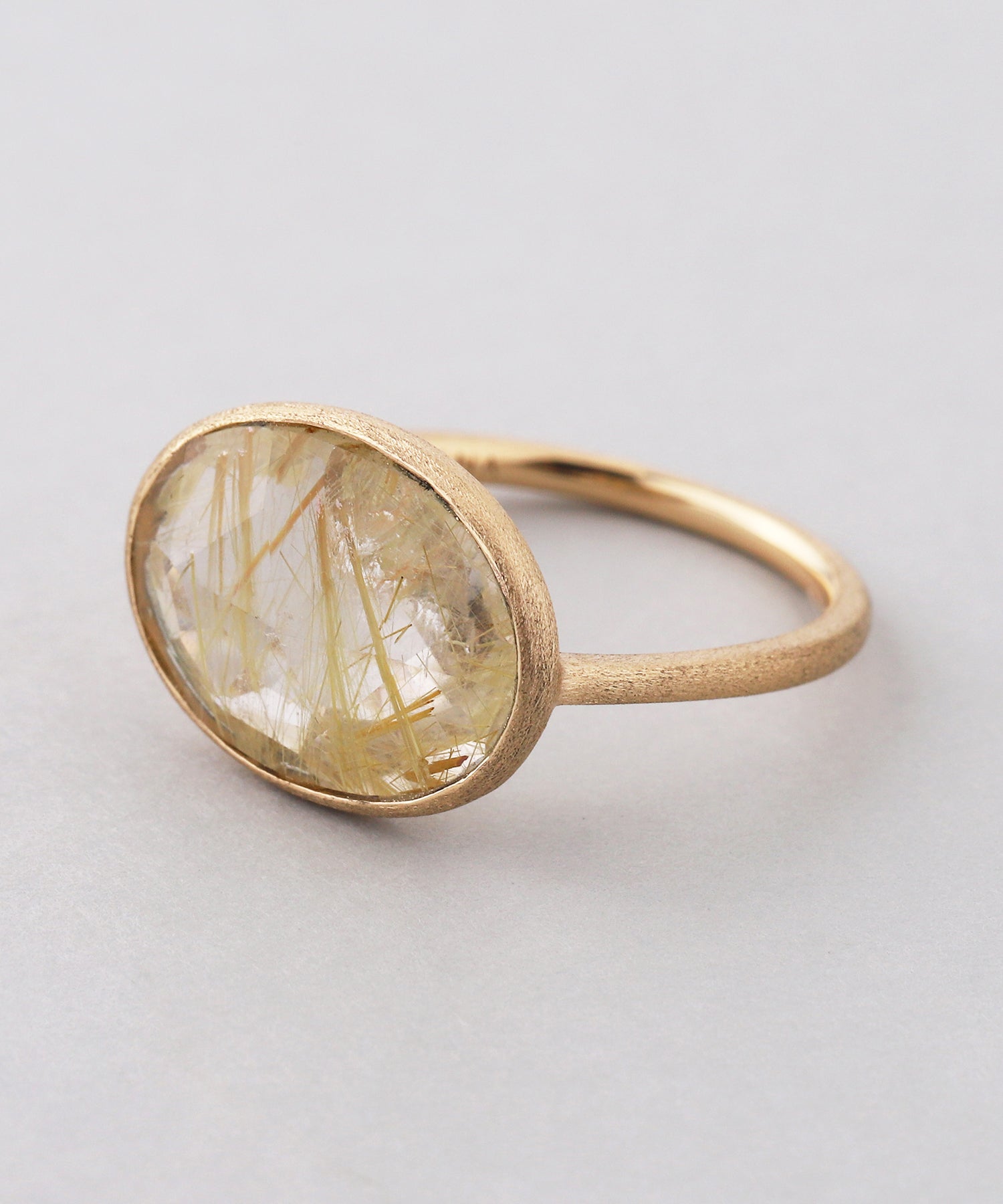 SIENAROSE】オーバルカットリング[ルチルクォーツ]｜SANPO ONLINE