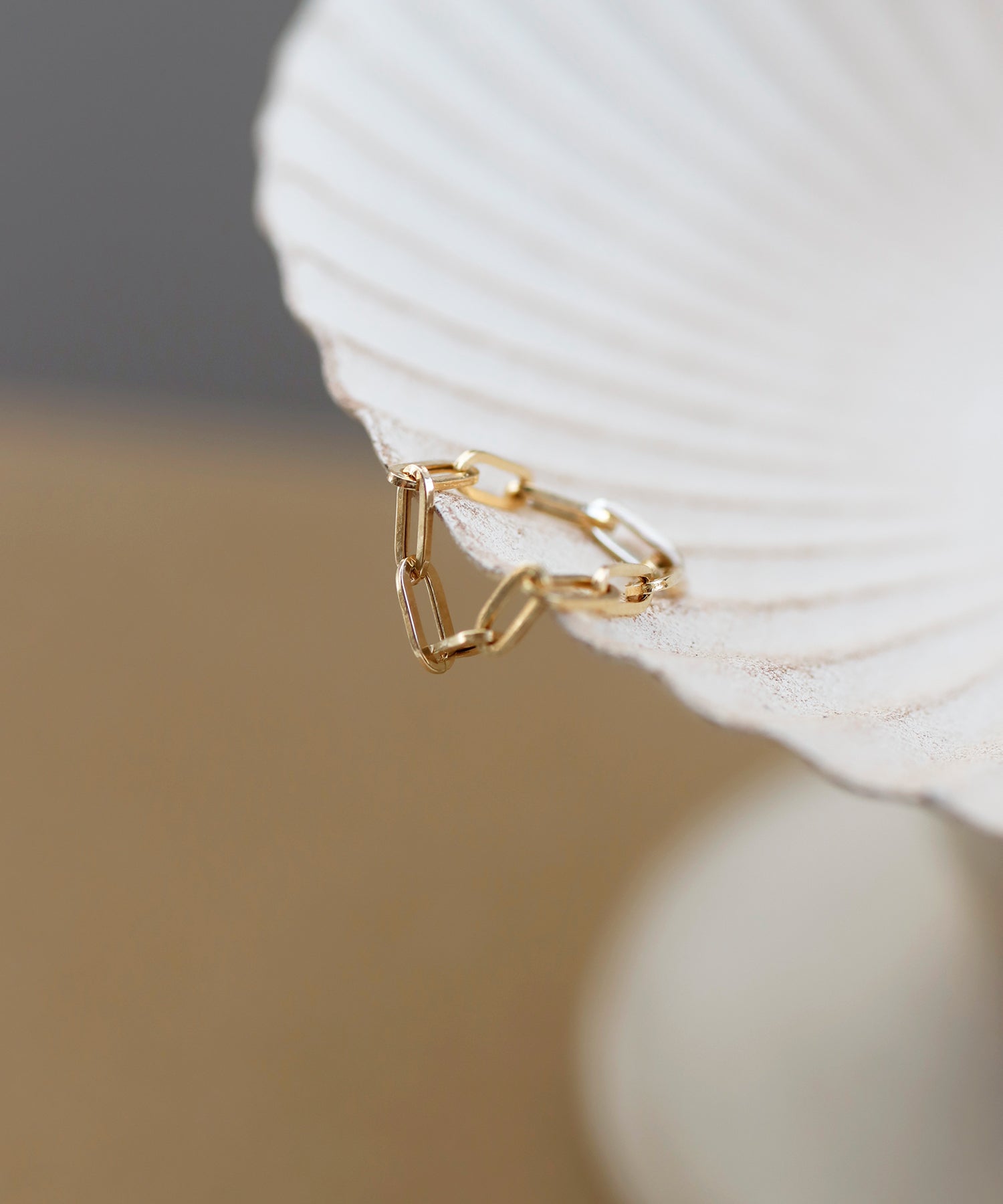 最終値下げ　SIENA ROSE ペーパークリップチェーンリング SIENA ROSE】ペーパークリップチェーンリング｜SANPO ONLINE