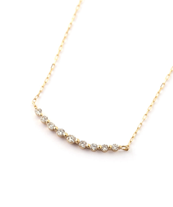 ラインダイヤネックレス