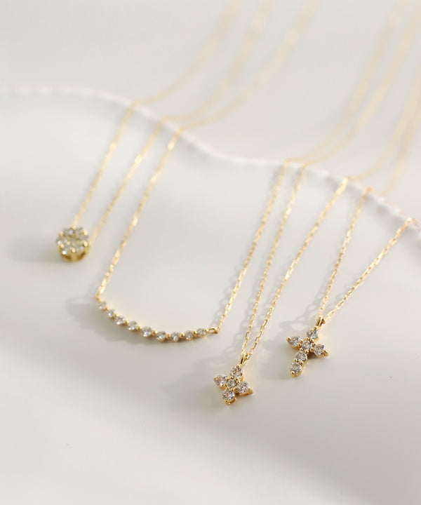 ラインダイヤネックレス