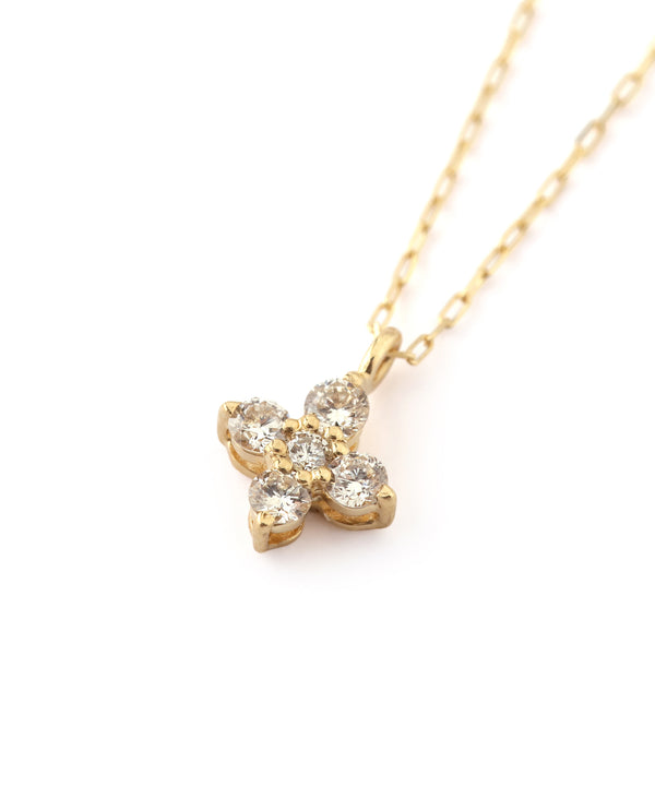 フラワーダイヤネックレス
