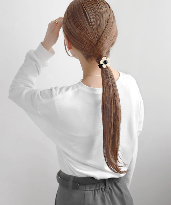 フラワーヘアゴム