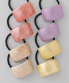 Pale Tone Square Arch Plate Hair Tie