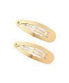 Metal Wave Snap Pins (Set of 2)