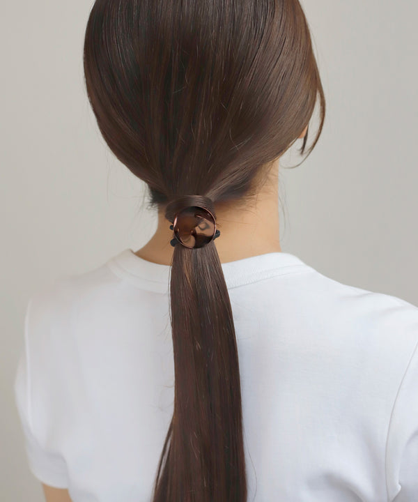 メタルプレートヘアゴム