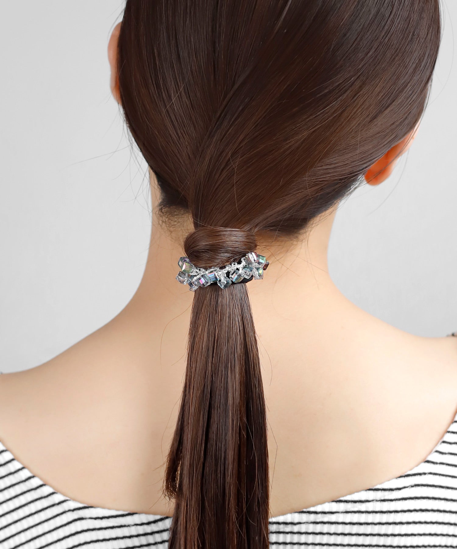 ANEMONE】ビーズヘアゴム｜アネモネ・シエナロゼ・ミミサン