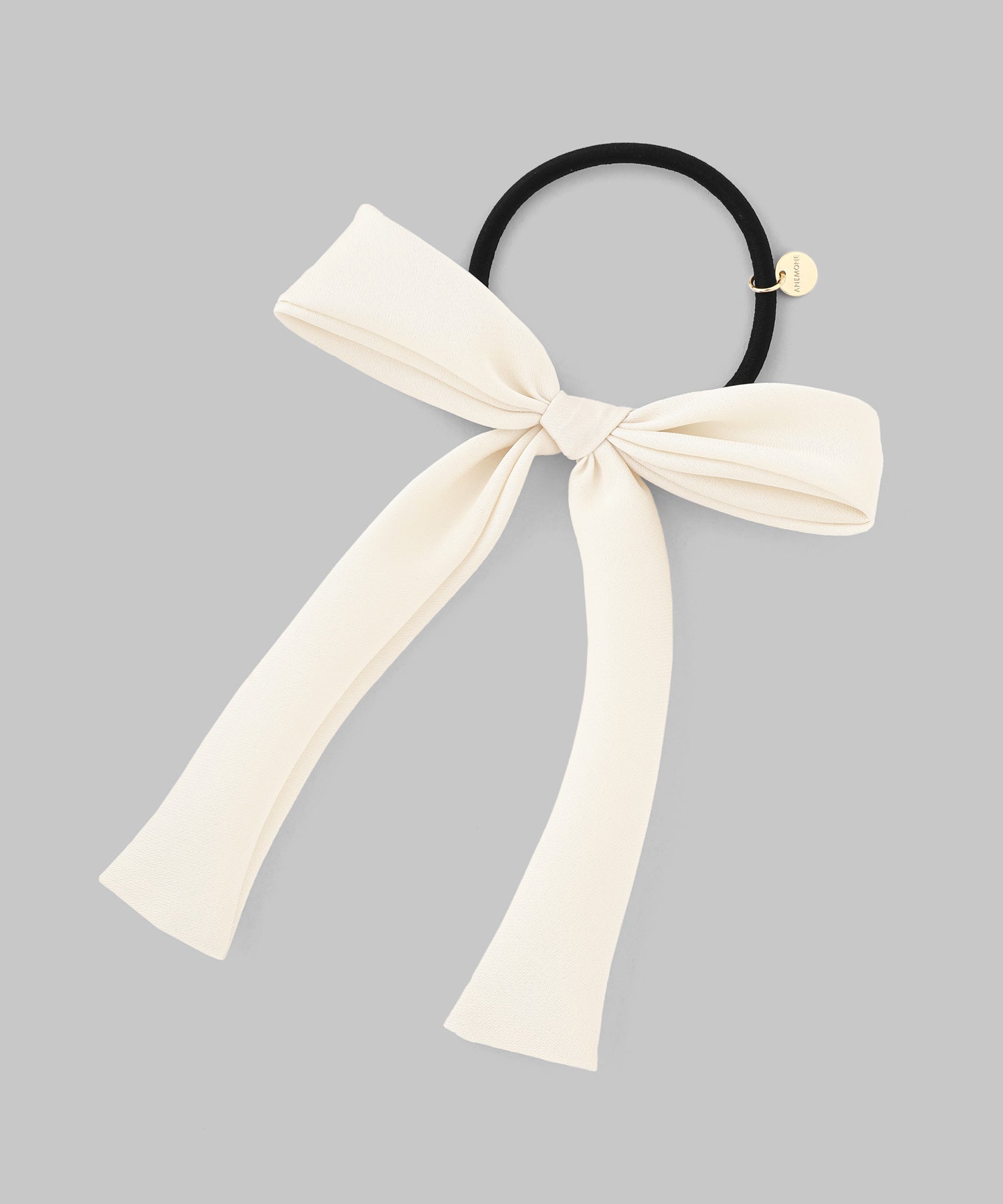 ANEMONE】シックカラーリボンヘアゴム｜アネモネ・シエナロゼ