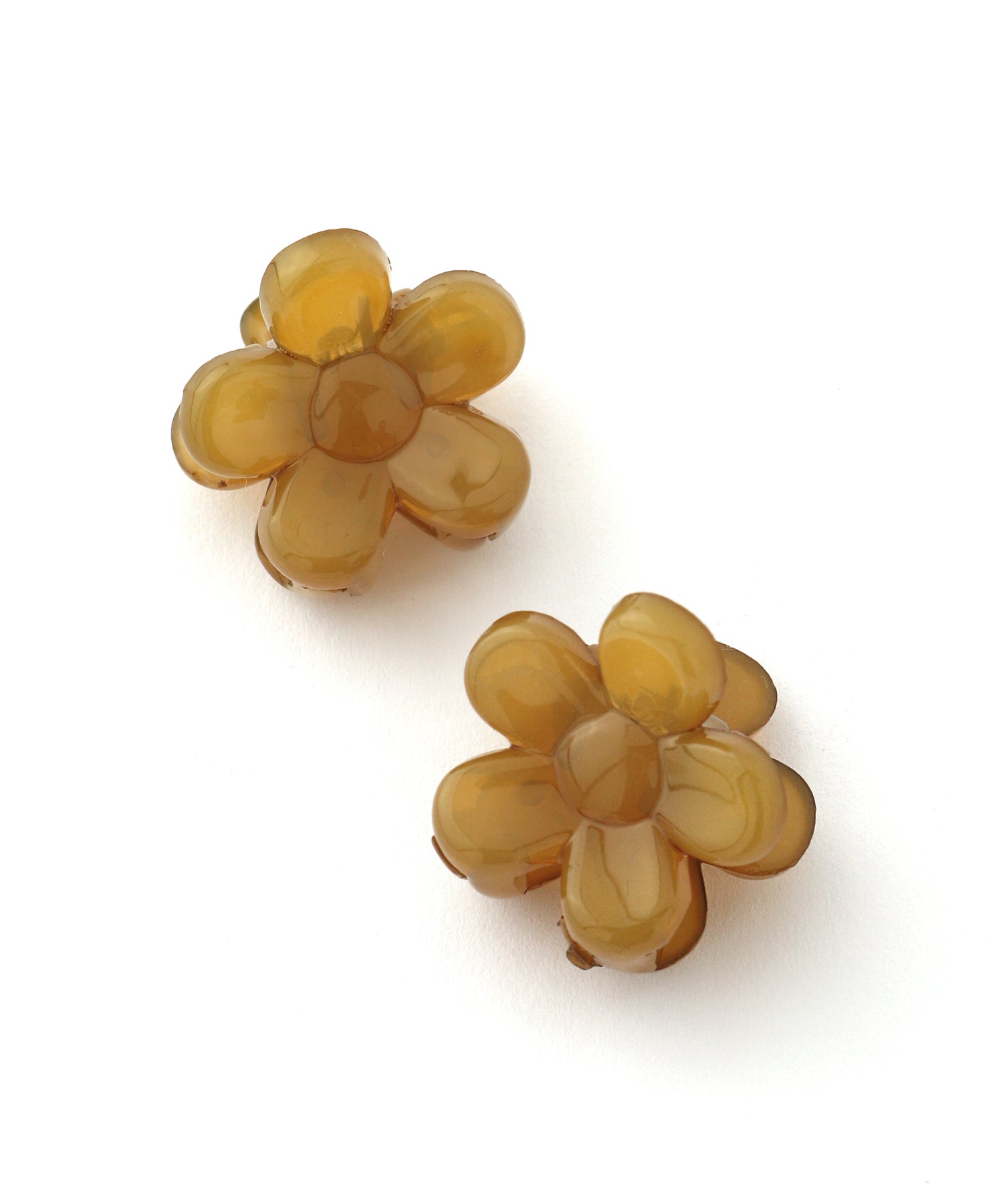 健康アクセサリー TENKO K10 イエローゴールド マルチカラー フラワー ネックレス（0452