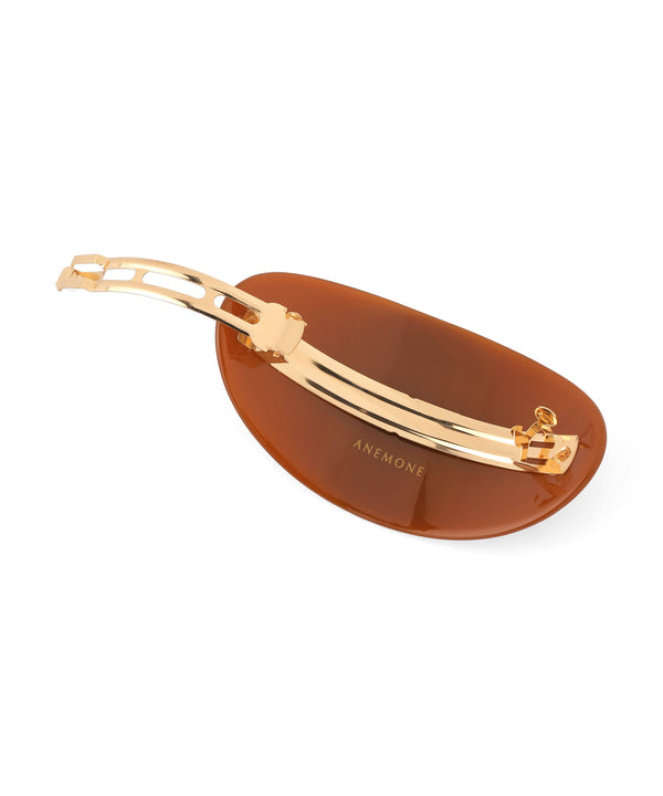 オーバルプレートバレッタ