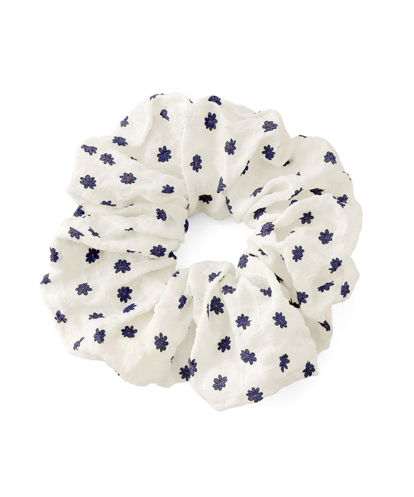Floral scrunchie