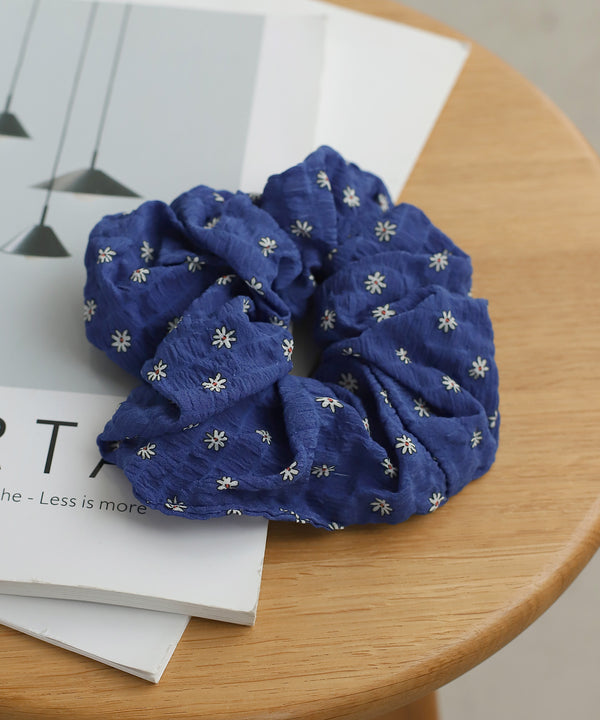 Floral scrunchie