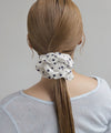 Floral scrunchie