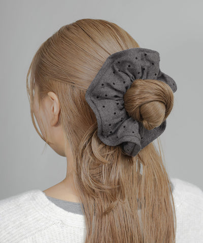 Polka dot scrunchie