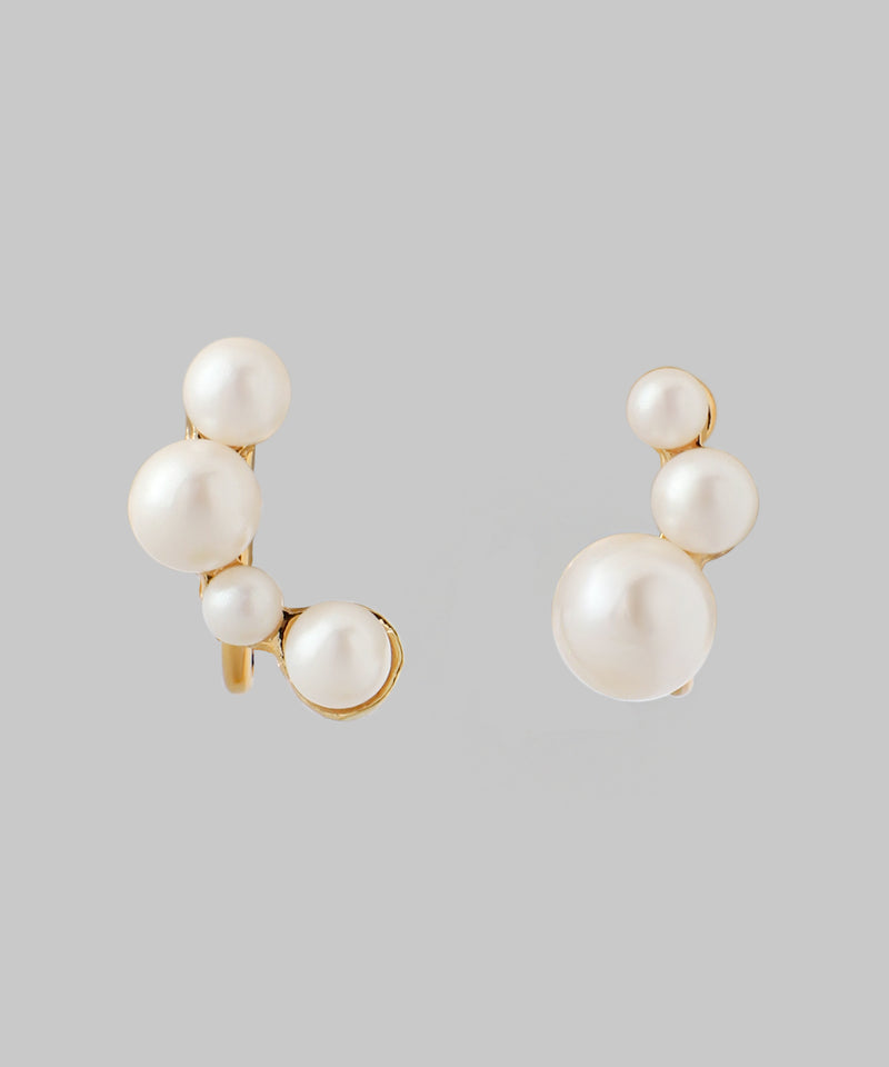 パールアシメイヤリング