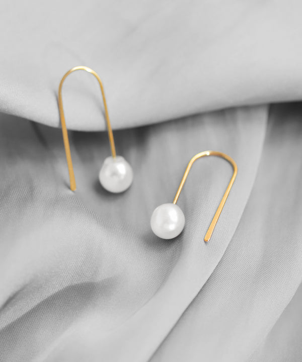 パールバックキャッチピアス